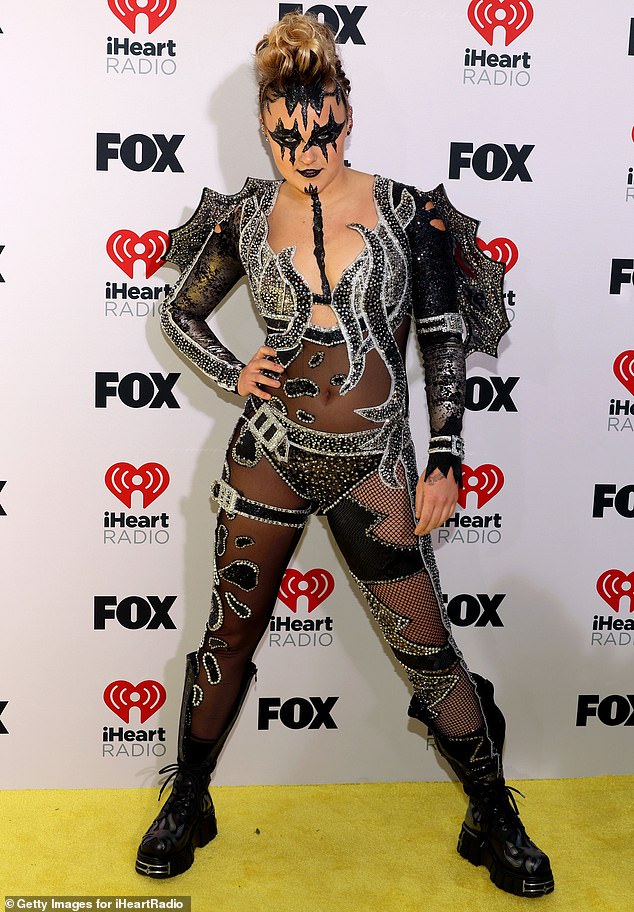 Earlier this week on Monday, JoJo notably embraced her new image while attending the 2024 iHeartRadio Music Awards (seen above).