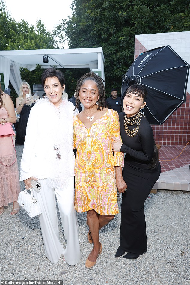 Doria has previously been spotted at events with other high-profile guests, including Kris Jenner and Kim Kardashian (pictured at the This Is About Humanity charity gala last August).
