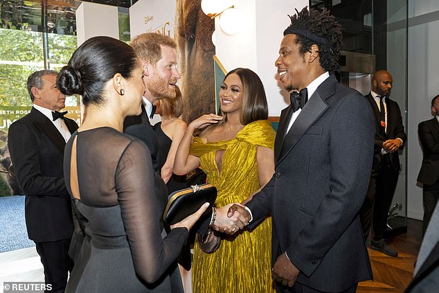 Old friends: Meghan and Beyoncé's relationship dates back to Cowboy Carter's British acceptance speech with husband Jay-Z in 2019