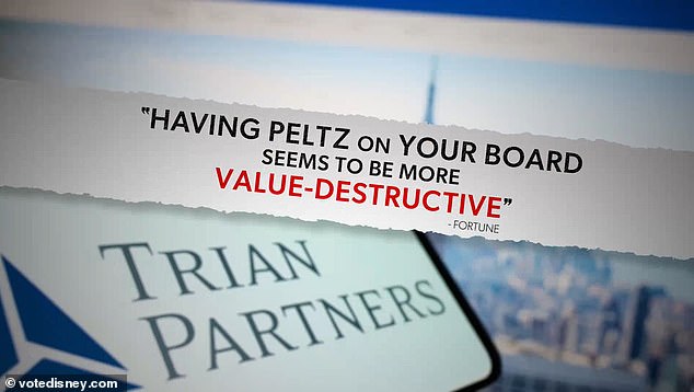 1712146119 638 Disney has defeated activist investor Nelson Peltzs hostile takeover attempt