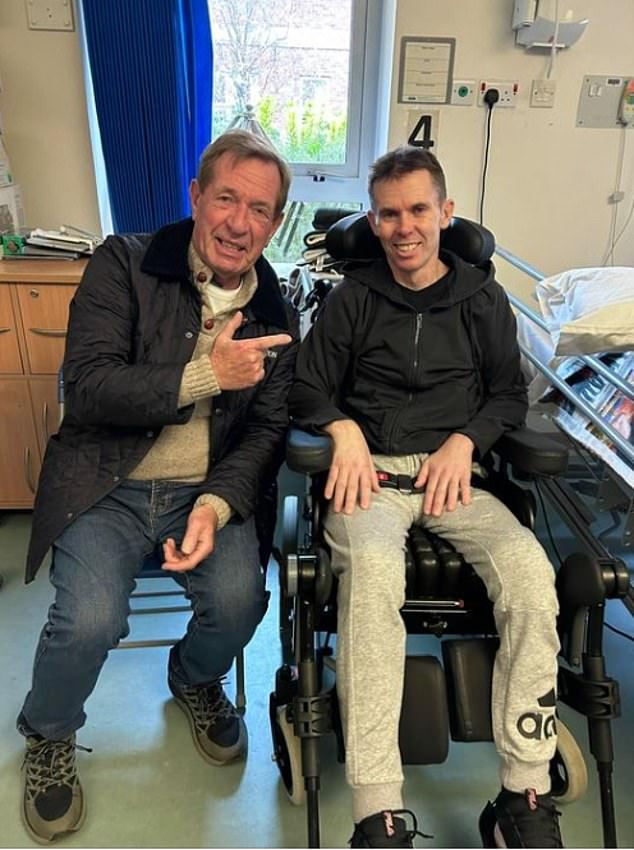 He was pictured with racing commentator Derek Thompson last month, and the broadcaster posted an emotional tribute.