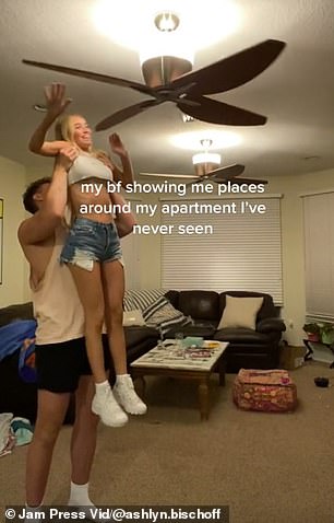 The couple recently went viral with a video that showed Dylan picking up Ashlyn to show her places in the house she can't reach due to her height.