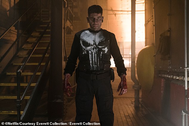 Jon Bernthal seen in the first season of The Punisher in 2017