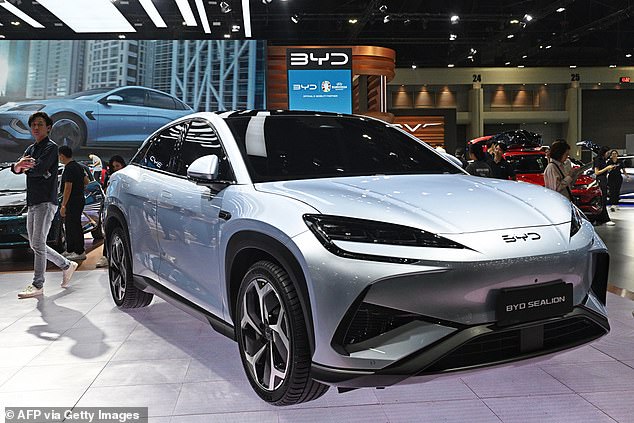 Chinese car company BYD saw a whopping 42 percent drop in quarterly shipments, selling 300,114 electric vehicles.