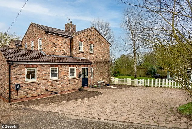The property is located in the village of Escrick in North Yorkshire and is for sale for £725,000