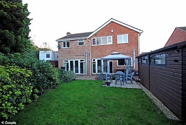 The property is located in the West Midlands town of Kingswinford, five miles from Dudley