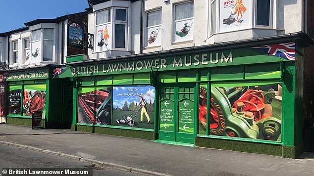 The British Lawnmower Museum in Southport is home to hundreds of lawn mowers, including one owned by King Charles and Princess Diana.
