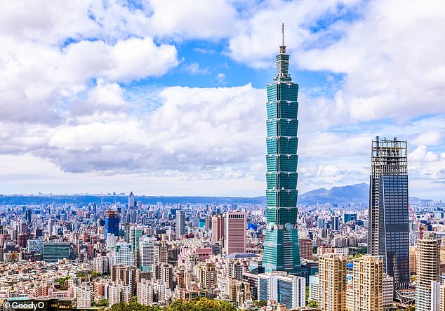 Taipei 101 is the tallest building in Taiwan and formerly the tallest building in the world (now the 11th tallest)