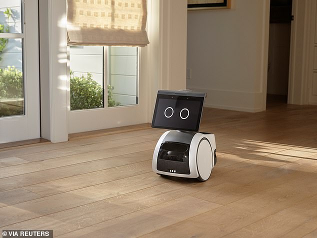 It follows in the footsteps of Amazon, which introduced a home robot called Astro (pictured) in 2021 for $1,600.