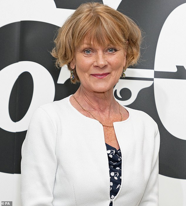 Samantha Bond (pictured), who played Miss Moneypenny in the 007 films, has apologized to Tracy-Ann Oberman for a post about Israel's killing of seven aid workers.