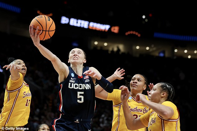 Hill referred to UConn star Paige Bueckers as another white basketball player who gets more coverage than her black counterparts.