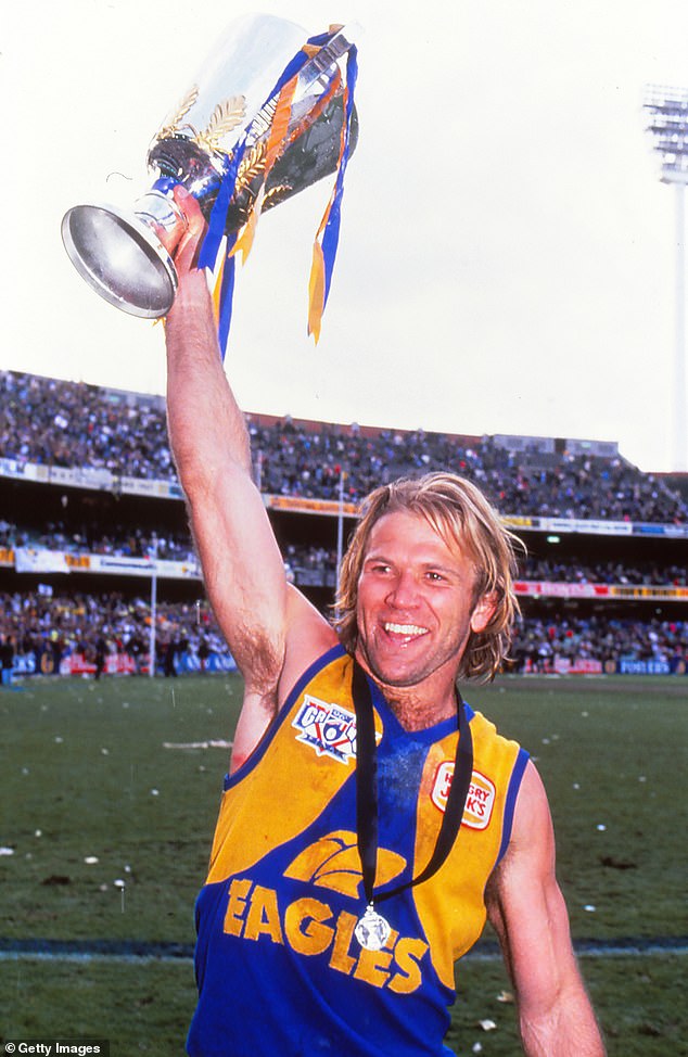 West Coast Eagles great winner and premiership Chris Mainwaring (pictured) died from a cocaine-induced seizure in October 2007.