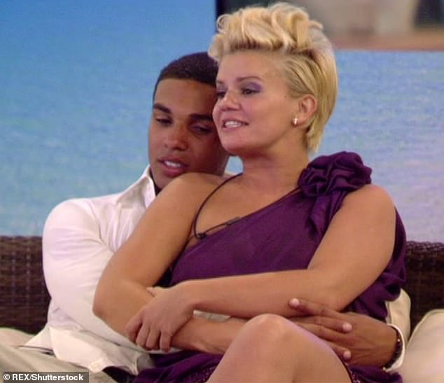 Lucien previously dated British singer Kerry Katona after they met on Celebrity Big Brother in 2011 (pictured)