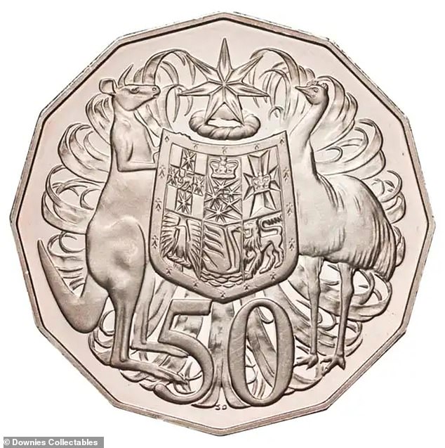 The coat of arms was not supposed to be used on 50 cent coins in 1988, so this coin was worth $14,750.