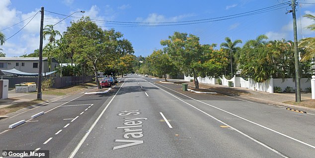 In Queensland it is illegal to drive electric scooters on roads that have dividing lines and speed limits over 50km.  A child under 12 years of age is also not permitted to use the device and children between 12 and 16 years of age must be supervised by an adult.  The street the boy was travelling, Varley Street (pictured), is a main road.