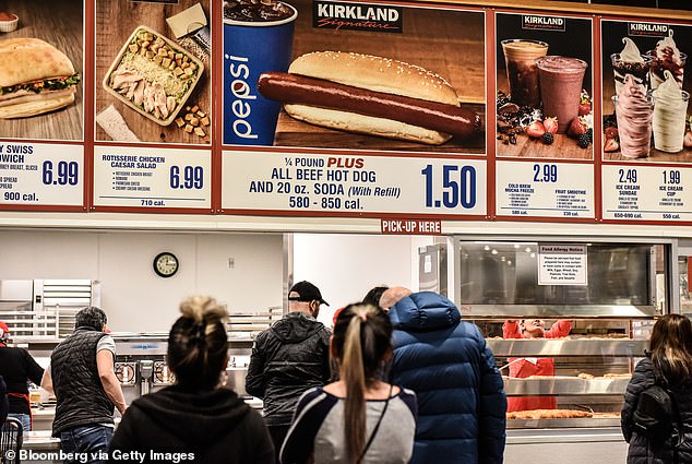 Costco is perhaps most famous for its inflation-busting $1.50 hot dog and soda deal.