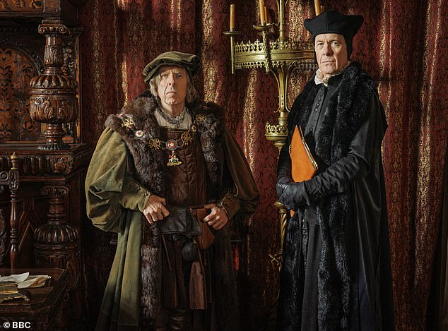 Timothy Spall (left) and Alex Jennings (right) will take on their respective roles as the Duke of Norfolk and Stephen Gardiner.