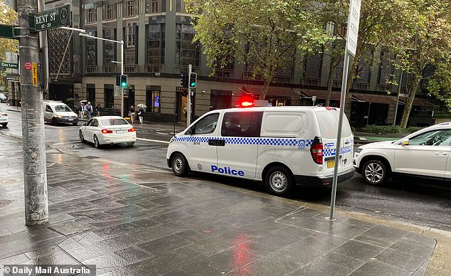 Officers established the crime scene and a NSW Police spokesperson told Daily Mail Australia the incident is believed to be a case of self-harm.