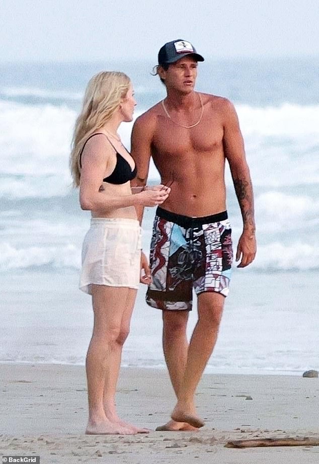 Ellie has been living it up in Costa Rica as she enjoys a winter getaway with her friends and hasn't shied away from embracing a holiday romance with Armando Perez (pictured).
