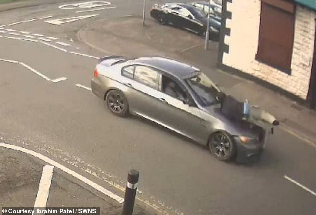 CCTV footage shows Mohammed Akbar's limp body thrown on the bonnet of the car.