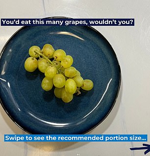 Bupa suggests that it is possible to eat too much fruit and instead limit yourself to 80g portions.