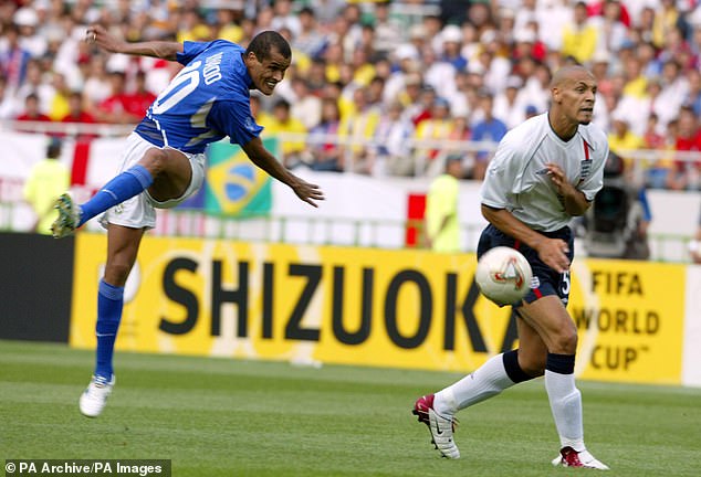 Ferdinand believes that Brazil, who beat them in the 2002 World Cup, were better on paper