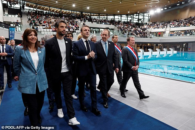 President Emmanuel Macron was present and attended the opening ceremony.