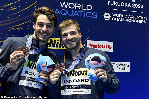 Jandard won bronze in the world synchronized 3m springboard at the 2023 World Swimming Championships