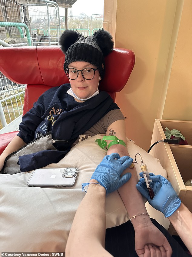 Miss Dodes now needs high-dose chemotherapy to continue fighting the cancer, but her mother claims the Nottingham trust is refusing to fund it, leaving them with no option but to raise funds.