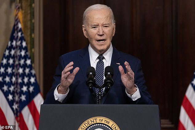 Polls published by The Wall Street Journal put President Joe Biden behind former President Donald Trump in six of the seven battleground states.