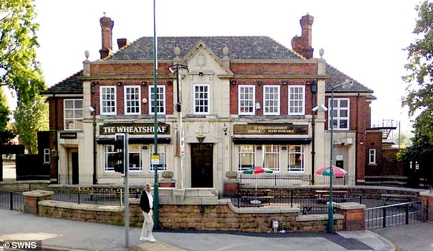 The Wheatsheaf pub in Nottingham (pictured) has also been converted into a McDonald's. Almost 30 pubs close each week due to high energy costs and customers having less cash on hand. However, data suggests that the prevalence of fast food establishments continues to increase
