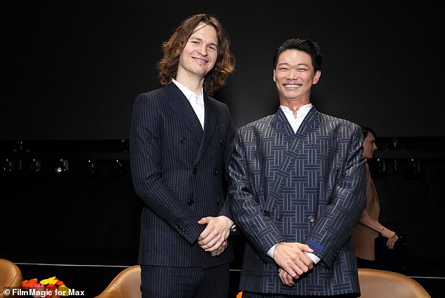 The 6'3" star towered over his 6'0" co-star Sho Kasamatsu, 31, in photos from the FYC (For Your Consideration) event