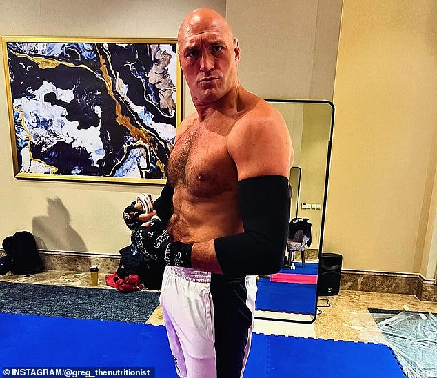 Tyson Fury has been working hard preparing for his clash and recently revealed his incredible body transformation.