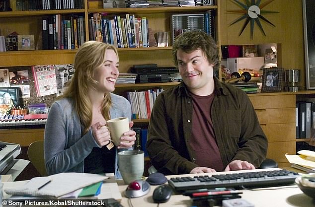 In The Holiday, Kate's character Iris traveled to Los Angeles after moving from her home in the Cotswolds (pictured with Jack Black), but in echoes of the film, Kate abandoned Hollywood for Cork.