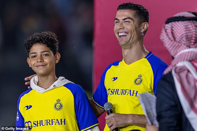Cristiano Ronaldo Jr has followed in his father's footsteps by signing for the same clubs and is now at Al-Nassr in Saudi Arabia.
