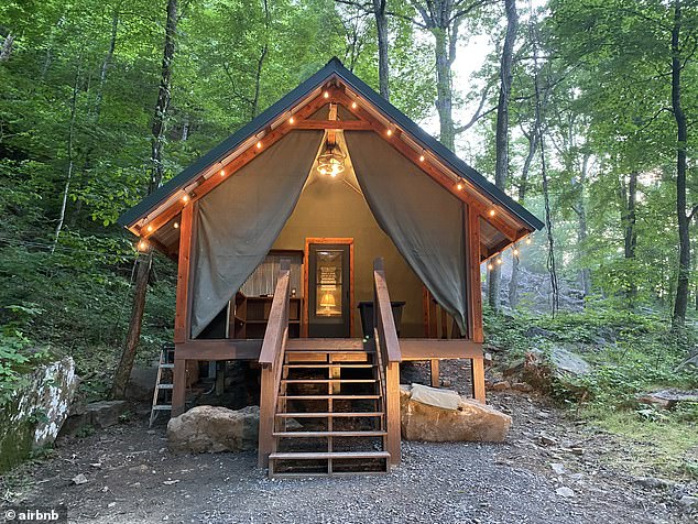 This glamping site in Clarksville, Arkansas, has already been booked for Monday's eclipse. Located near Horsehead Lake, the site will cost visitors $330 per night. For this upcoming eclipse, more than 1,000 new hosts will join the app to offer their properties to the influx of visitors.