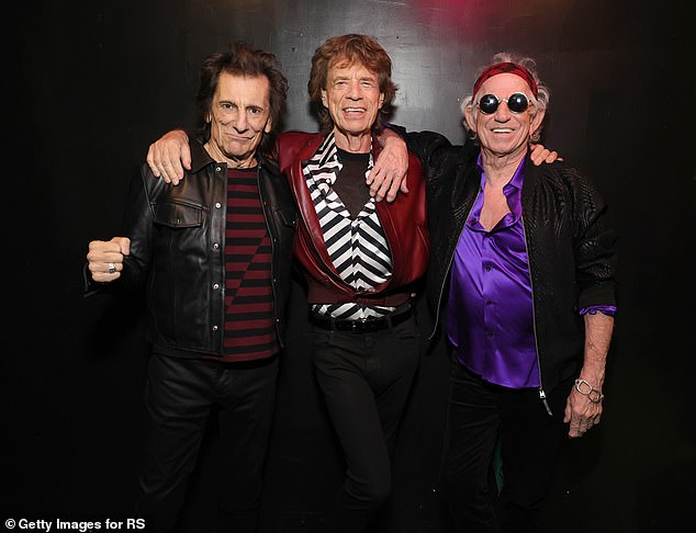Woods, Jagger and Richards are the only surviving bandmates and have earned more than $180 million (£142 million) in nine years, after paying out less than 1 per cent of the total.