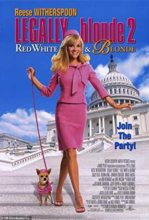 Elle's adventures continued in the 2003 sequel, Legally Blonde 2: Red, White & Blonde.