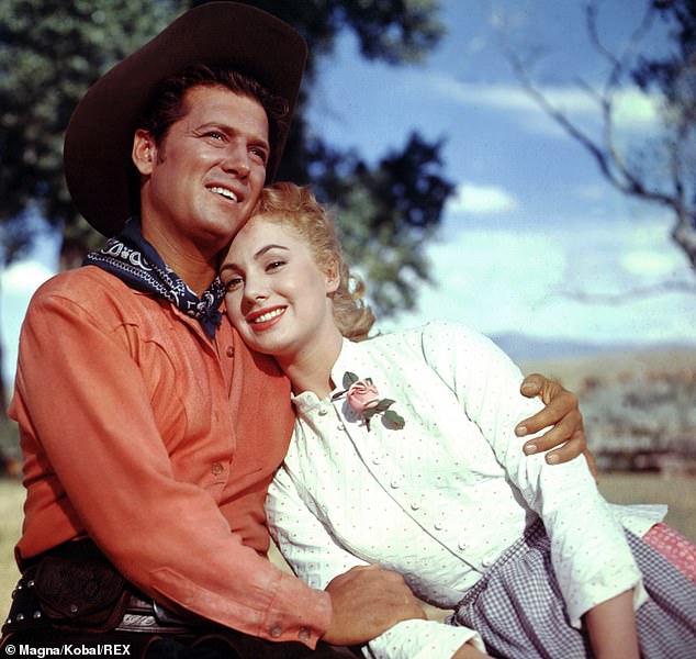 One of his first roles was in the 1955 film Oklahoma!, the Rodgers and Hammerstein show that had revolutionized Broadway more than a decade earlier;  Pictured with Gordon Mcrae.