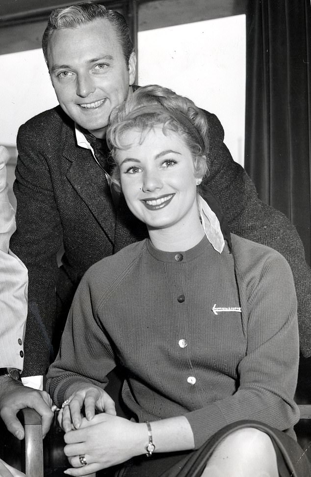 Shirley had her three biological children with David's father, Jack Cassidy, a Broadway star known for his silky, deep voice and irresistible softness;  in the photo 1959