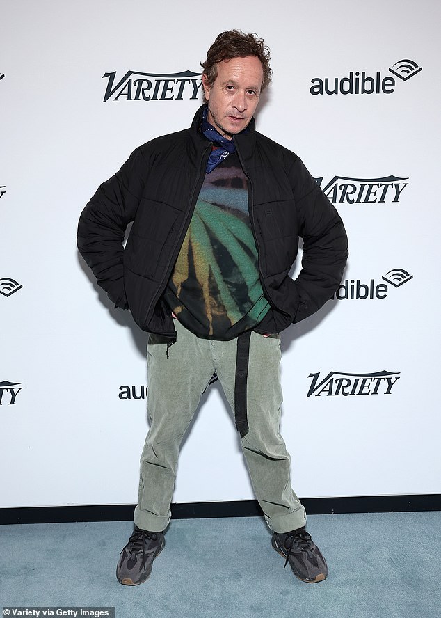Eliot Preschutti, who said he has been involved in comedy since 1995 and has had dealings with Shore and his late mother Mitzi since 1999, claims he left the club on December 15, 2023, after forgetting to pay his bill;  Shore photographed on January 21 in Park City, Utah