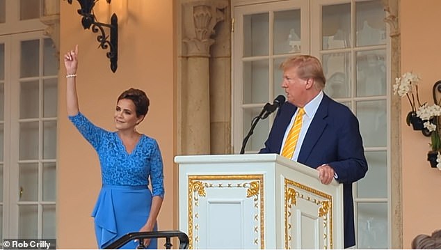 The star on duty was Donald Trump who delighted the attendees by making an appearance
