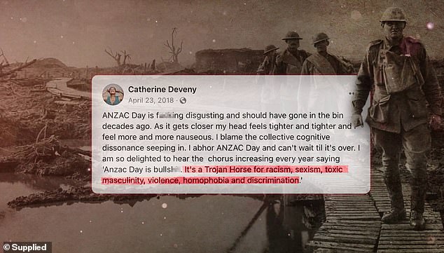 In a 90-second video advert, the organization is mobilizing to build community support for Anzac Day, sharing divisive comments made by comedians and public figures in recent years who have sought to discredit soldiers.
