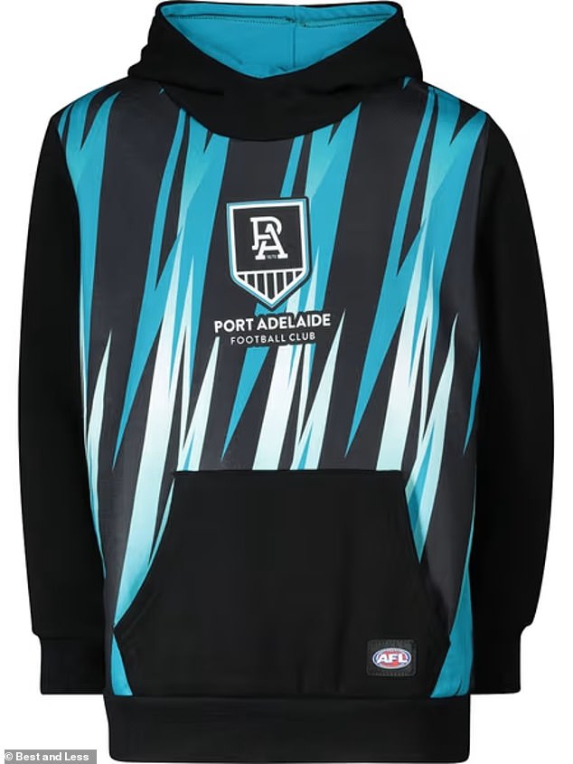 The Best&Less AFL range is available from small toddler sizes to adult sizes.