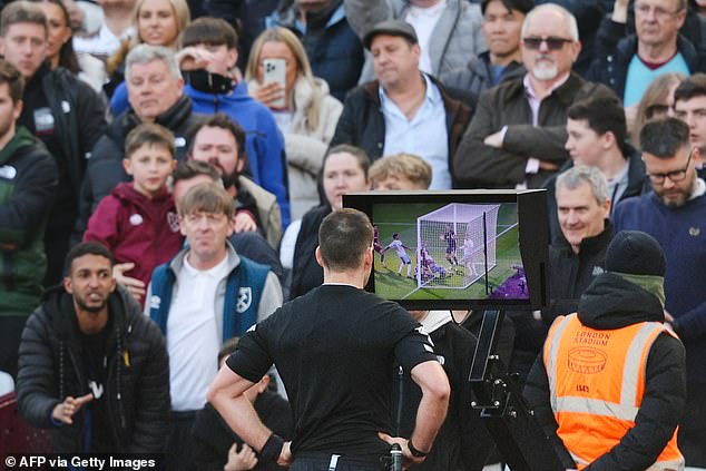 The VAR decision in West Ham's draw against Aston Villa took five minutes and 39 seconds