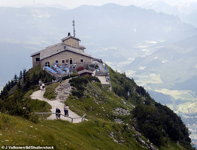 The Eagle's Nest was a building built by the Nazis on top of the Kehlstein, a rock outcrop rising above the Obersalzberg, near the town of Berchtesgaden in southeastern Germany (pictured).