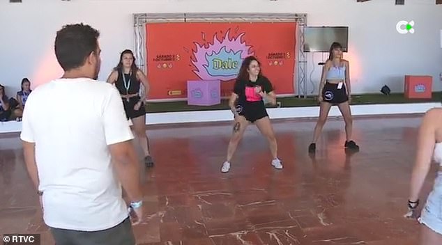The twerk festival offered a workshop led by dance instructors to teach participants provocative dance moves