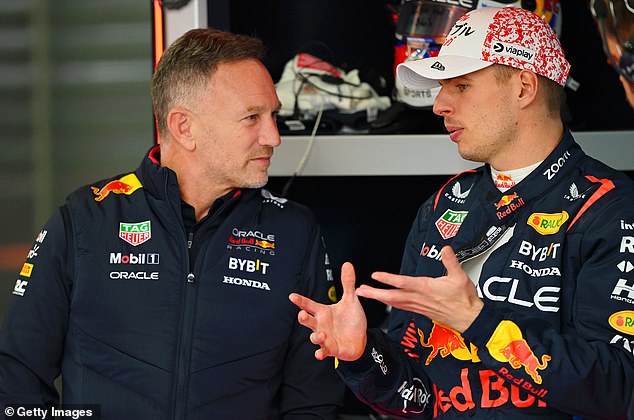 Horner was seen chatting with Max Verstappen ahead of Friday's practice sessions at Suzuka.
