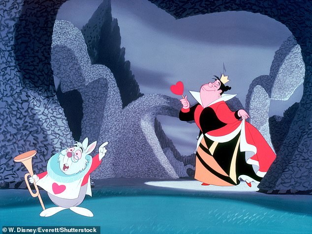 The character of Rita has appeared in numerous adaptations of Carroll's Alice stories, although two of the most famous versions were from Disney's 1951 animated adaptation Alice's Adventures in Wonderland (pictured), whose voice was played by Verna Felton.