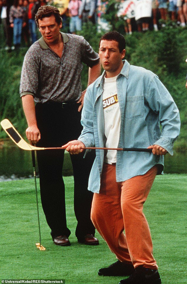 Drew was excited when Christopher McDonald (pictured left), who played Shooter McGavin in the original film, recently hinted that the sequel was happening.